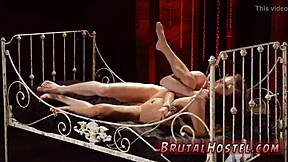 Extreme Bondage Brings Orgasm to Tiny Jade Jantzen.