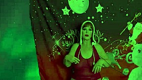 granny carmen claus santas favorite love toy gets fucked to a creampie