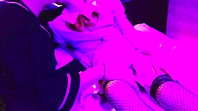 Cosplay Waitress Creampied from Behind