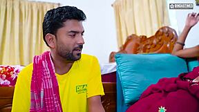 Desi Horny Female Seduces Local Servant Fucking House Owner Husband Away Full Movie