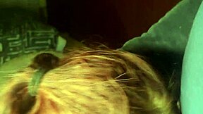 18 year old stepdaughter sucks cock while getting dildo fucked