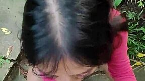 we had outdoor fun with filipina almost caught