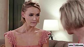 milf teaches stepdaughter: 'lick your pussy and masturbate'