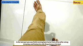 Horny housewife seeks pleasure from husband.