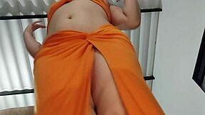 Latina bouncing big ass on stepbrother's hard cock till he cums