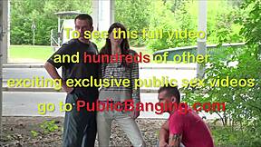 Young Cute Skinny Teen Public Gangbang