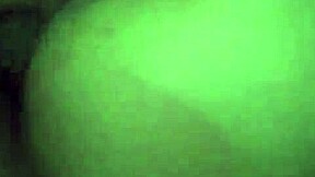 In the narrative, the girlfriend shakes with orgasm while waiting for her futanari friend.