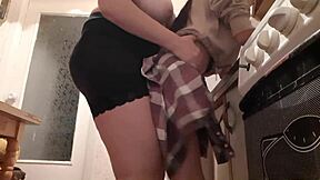 My stepmom waited for stepfather to leave, then fucked me hard