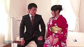 Hot japanese milf blowjob leading to group sex creampie orgy