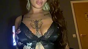 Horny goth teen 18+ solo fuck until she cums