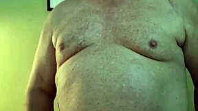 Horny Old Man Chris Shows Off!