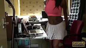 Babysitter Kiki Minaj Gets Dommed and Creampied Roughly