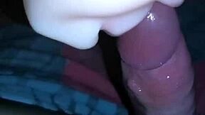 Gentle wet mouth sucked all the sperm from my cock to the last drop!