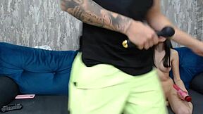 I Masturbate Beside My Stepbrother's Girlfriend, Then He Slips His Penis In My Mouth