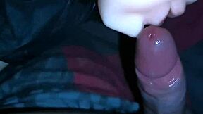 Gentle wet mouth sucked all the sperm from my cock to the last drop!
