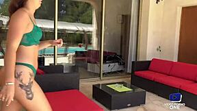 lexie son premier gangbang avec 4 hommes