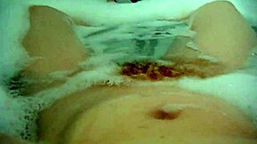 Annie Body Enjoys Monster Toy In Bubbly Bath