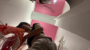 Latina Brunette Flashes Perfect Tits And Ass In Bikini