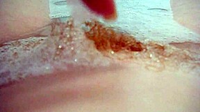 Annie Body Enjoys Monster Toy In Bubbly Bath