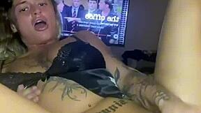 Horny goth teen 18+ solo fuck until she cums