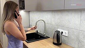 slutty wife fucked by black plumber with huge cock 😈