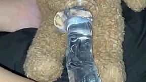 Saudi Teen Arabian Snowwhite Masturbates with Glass Dildo in Los Angeles