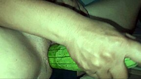 Pretty Pornstar Achieves Orgasm By Fucking Her Tight Shaved Pussy With Fruit