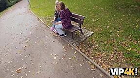 Vip4k hot blonde Zlata Shine cheats on girlfriend with big boss