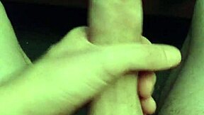 I perform a solo handjob, stroking my cock until the cum finish