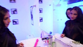 Valen and danyla share an emotional shower of pleasure together