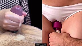 Bisexual Milfs Handjob Cumshots and Squirting Orgasms