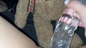 Saudi Teen Arabian Snowwhite Masturbates with Glass Dildo in Los Angeles