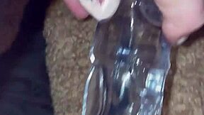 Saudi Teen Arabian Snowwhite Masturbates with Glass Dildo in Los Angeles