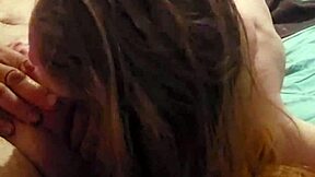 sexy redhead sucking cock