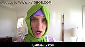hijabfamily big cock horny donnie rock wants naughty adventure with izzy lush
