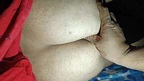 Husband Secretly Displays His Desi Sleeping Wife's Big Asshole In Homemade Video