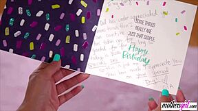 Stepmom's Birthday Dildo Surprise