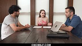 Stepson and Husband Freeuse Stepmom Anytime for Intense Hardcore Sex