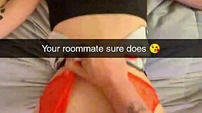 cheating girlfriend gets creampie revenge on snapchat!