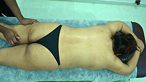 Big Ass Latina Taking Massage From Desi Black Boy