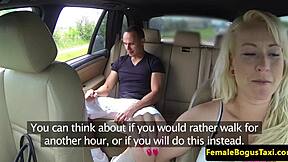 I enjoyed the taxi ride with the eurobabe getting licked and fucked