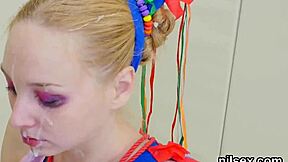 The hot nympho gets awkward anal treatment in the nuthouse