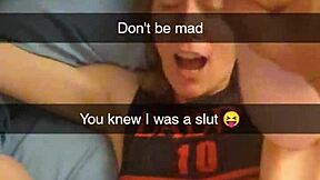 cheating girlfriend gets creampie revenge on snapchat!