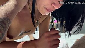 Pretty Latina Milf Sucking And Riding Reverse Cowgirl