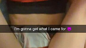 cheating girlfriend gets creampie revenge on snapchat!