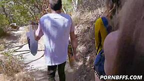 Izzy Lush, Samantha Hayes, Avery Moon Hiking with Hotties!