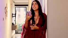 My stepson's friend discovers I can teach him forbidden pleasures - Lina Henao and Jordy Fabian