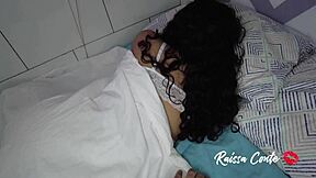 my friend's wife was surprised with a penis in her mouth.