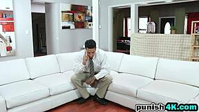 i punish teen ally berry in garage