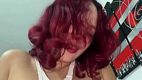 Young stepmother slides onto my cock but I accidentally thrust deep inside her